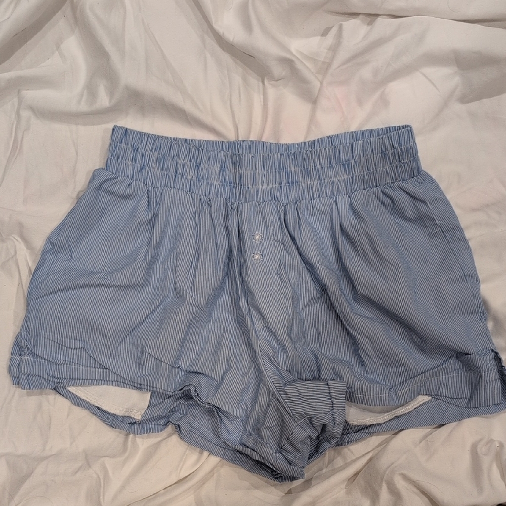 Cotton On Blue and White Striped Shorts